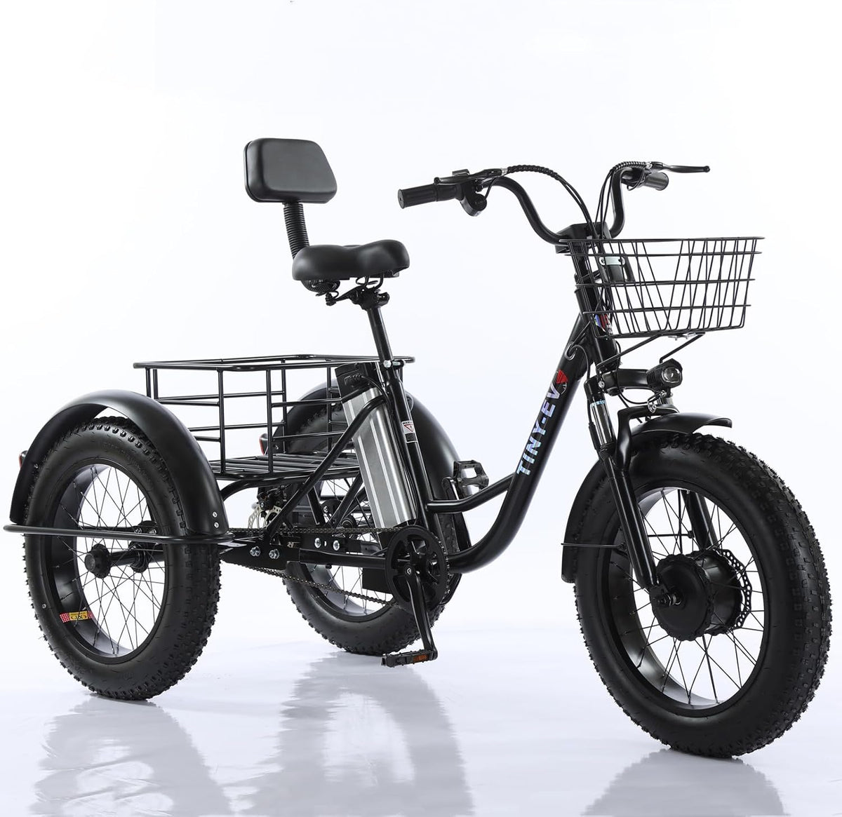 48V12AH Battery Electric Tricycle with Storage Basket Q27698