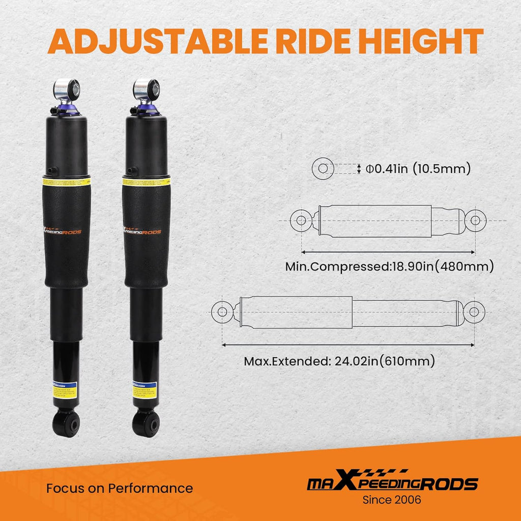 2PCS Rear Air Shocks Suspension Struts B237249