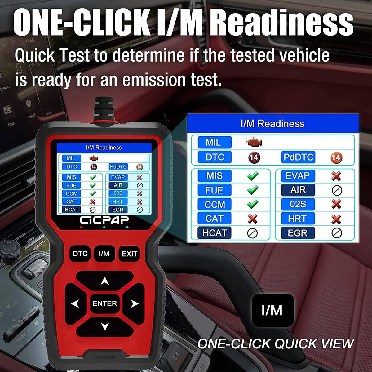 OBD2 Scanner Diagnostic Tool Car Code Reader Y76149