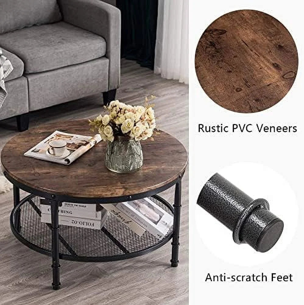 Round Coffee Table with Metal R815945