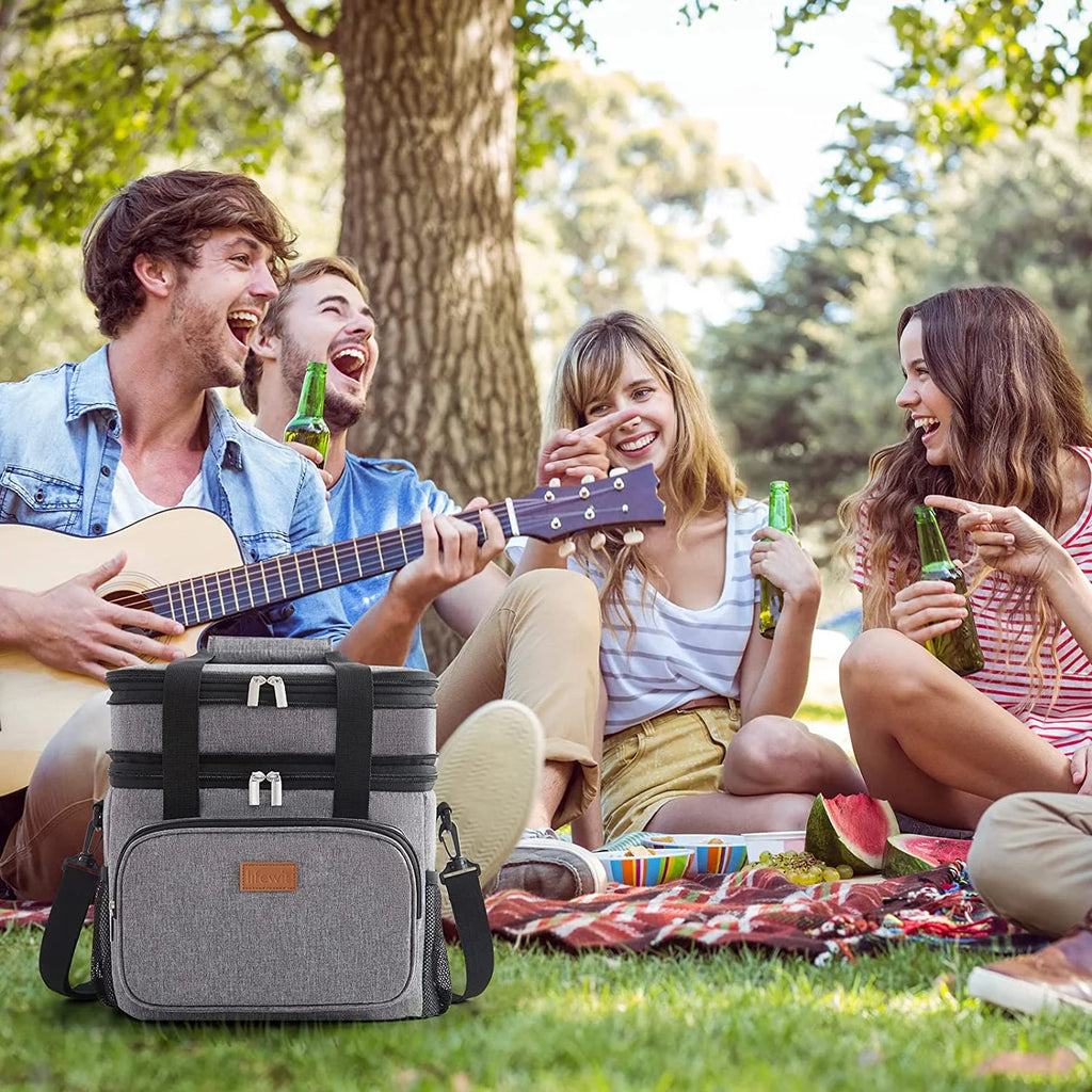 Grey Insulated Lunch Bag 21L X61304