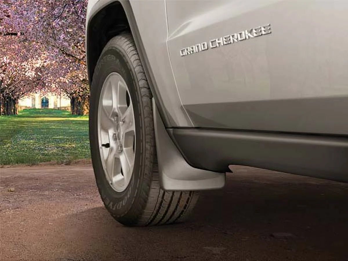 Black Splash Guard MudFlaps for GMC Acadia, Front & Rear Set H89404