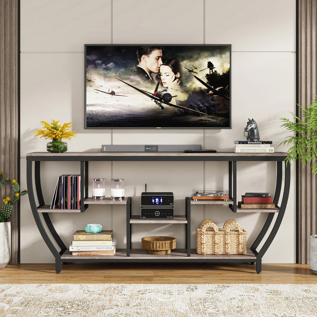70.9 Inches Console Table with Shelves V8411
