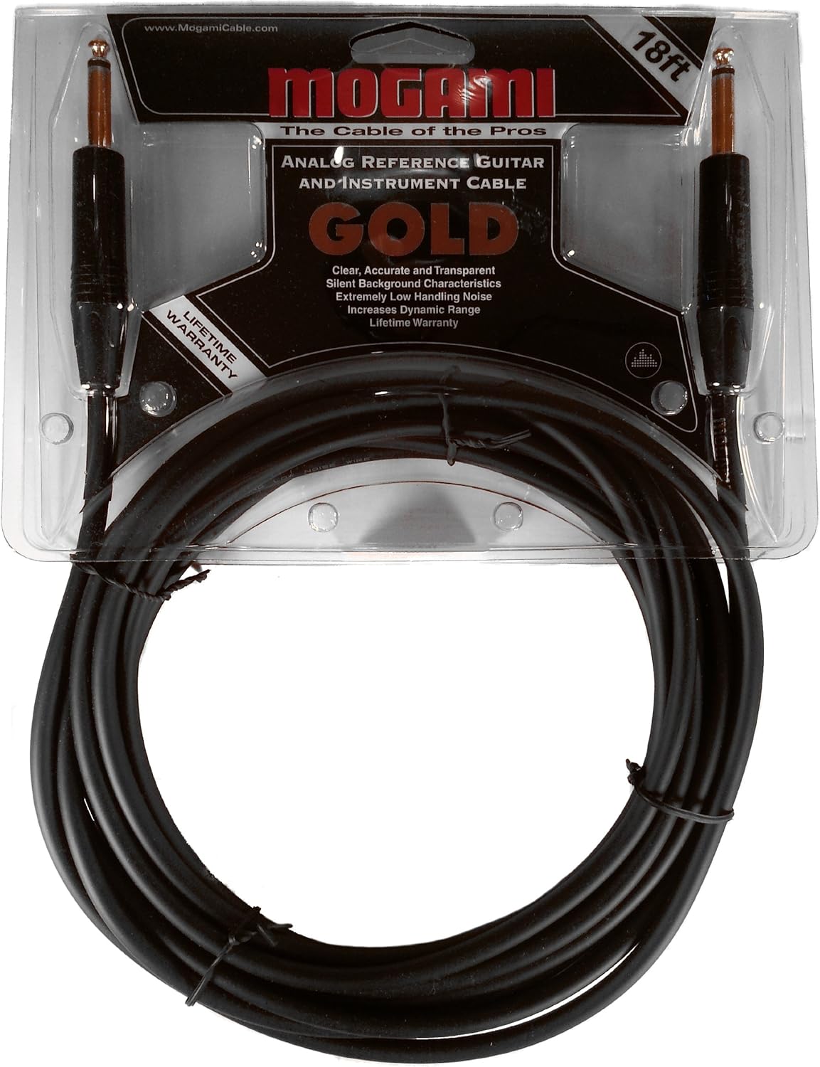 10 Foot Pack of 2 Guitar Instrument Cable V80165