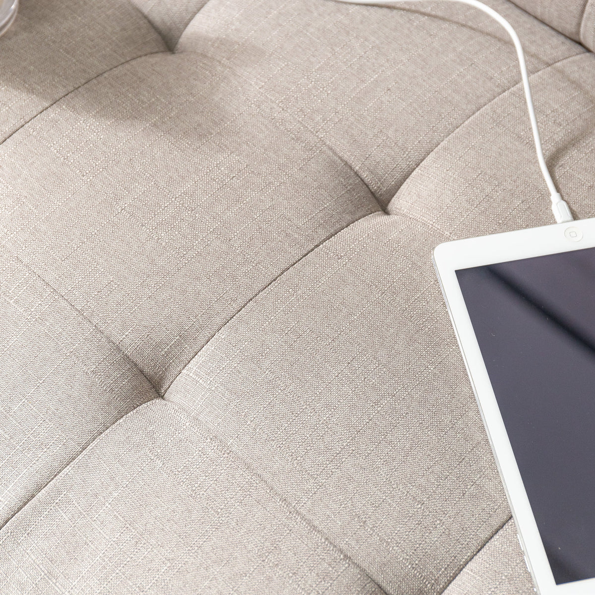 Fabric Sofa Couch with USB Ports N735775