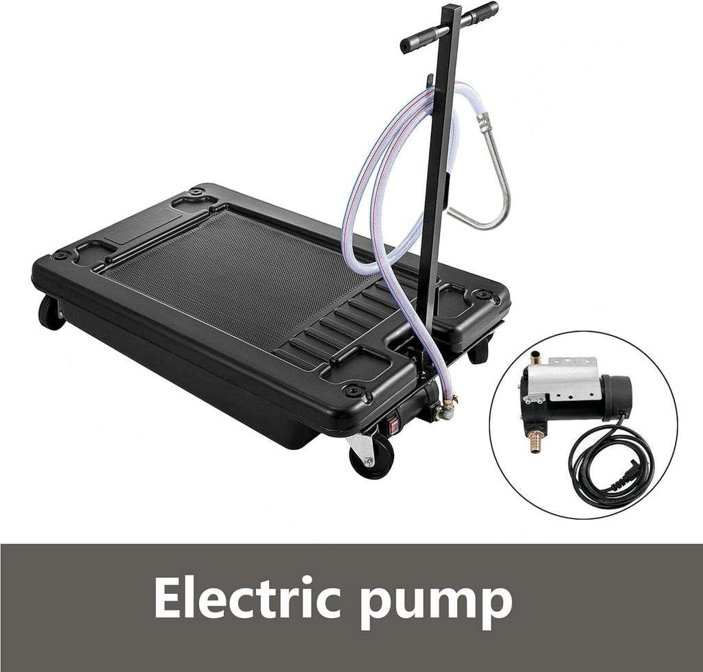 17-Gallon Oil Drain Pan with Electric Pump J142