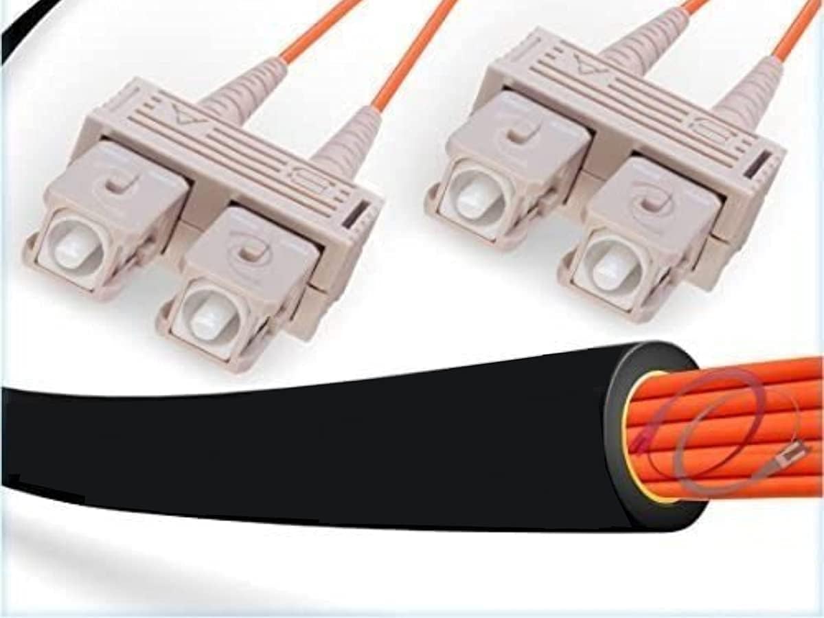 OM2 SC Duplex Fiber Patch Cable 50/125 Multimode 250 Meter I730
