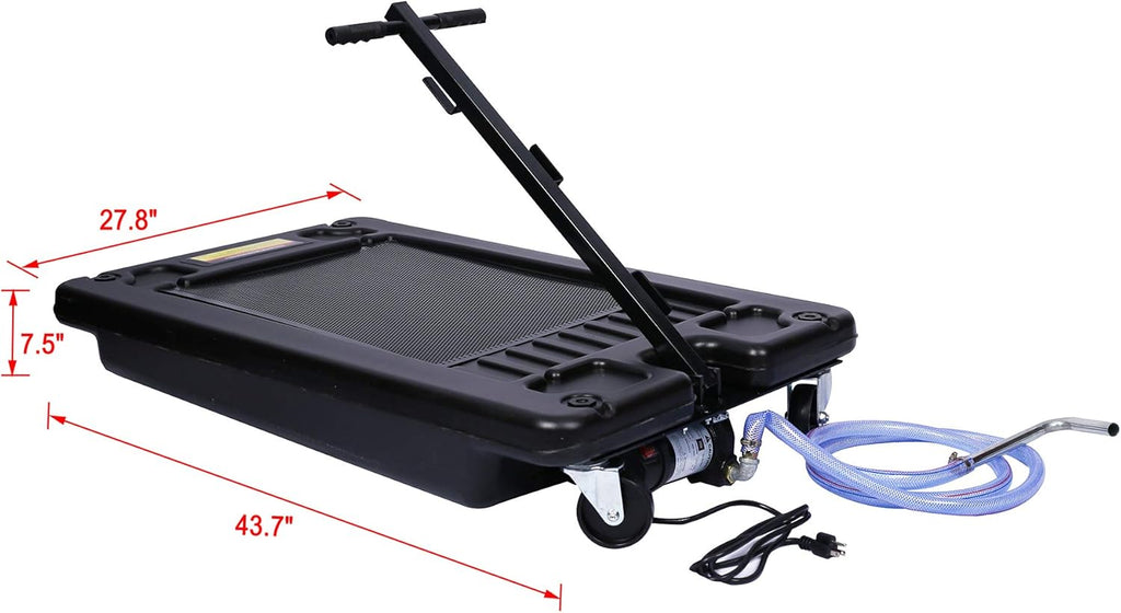 17-Gallon Oil Drain Pan with Electric Pump J142