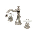 8 in. Widespread Bathroom Faucet, Polished Nickel J592875