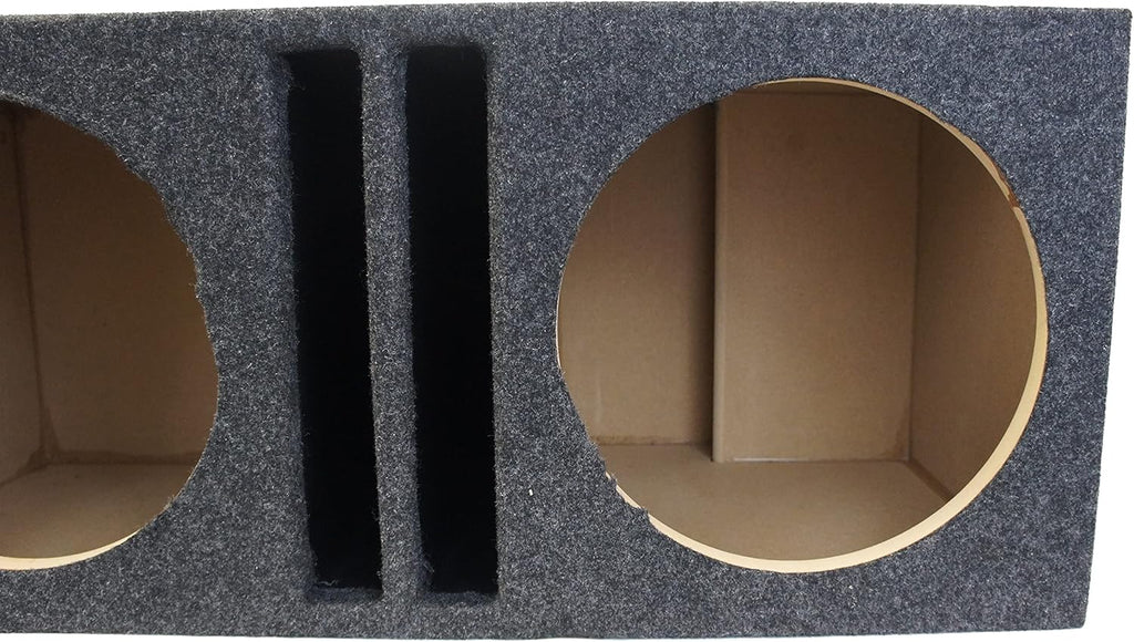Dual 12" SPL Bass Subwoofer Sub Box Stereo Enclosure S5047