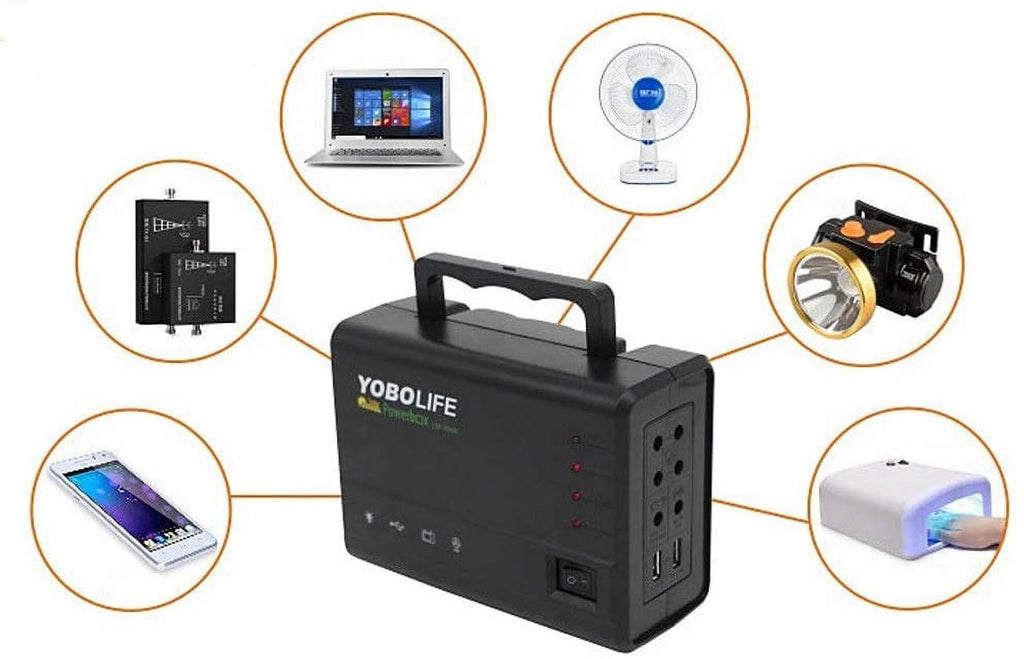 Portable Solar Power Inverter Generator with Solar Panel C730