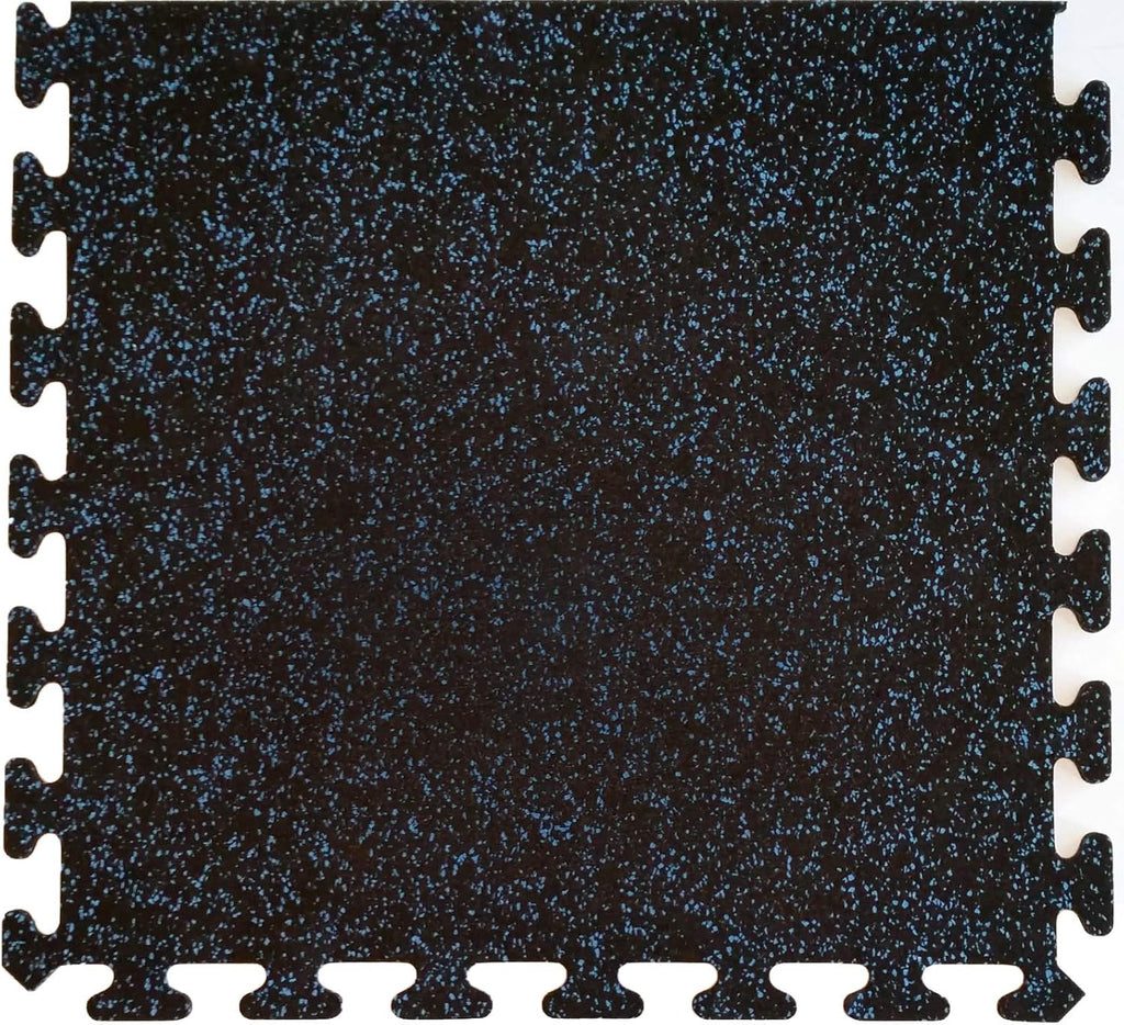 Heavy Duty Rubber Flooring Interlocking Rubber Tiles 4' x 4' Set (4 Tiles Total) X55599