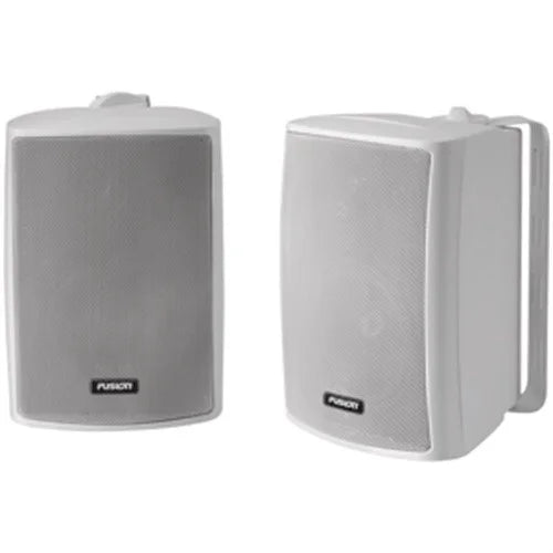White 4" Compact Marine Box Speakers (Pair) O249