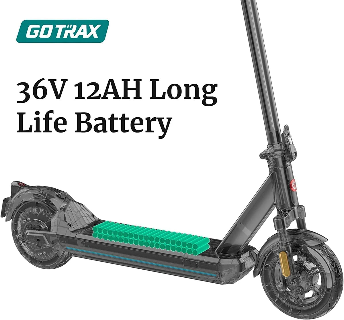 500W Electric Scooter with 10 Air-Filled Tires P5379