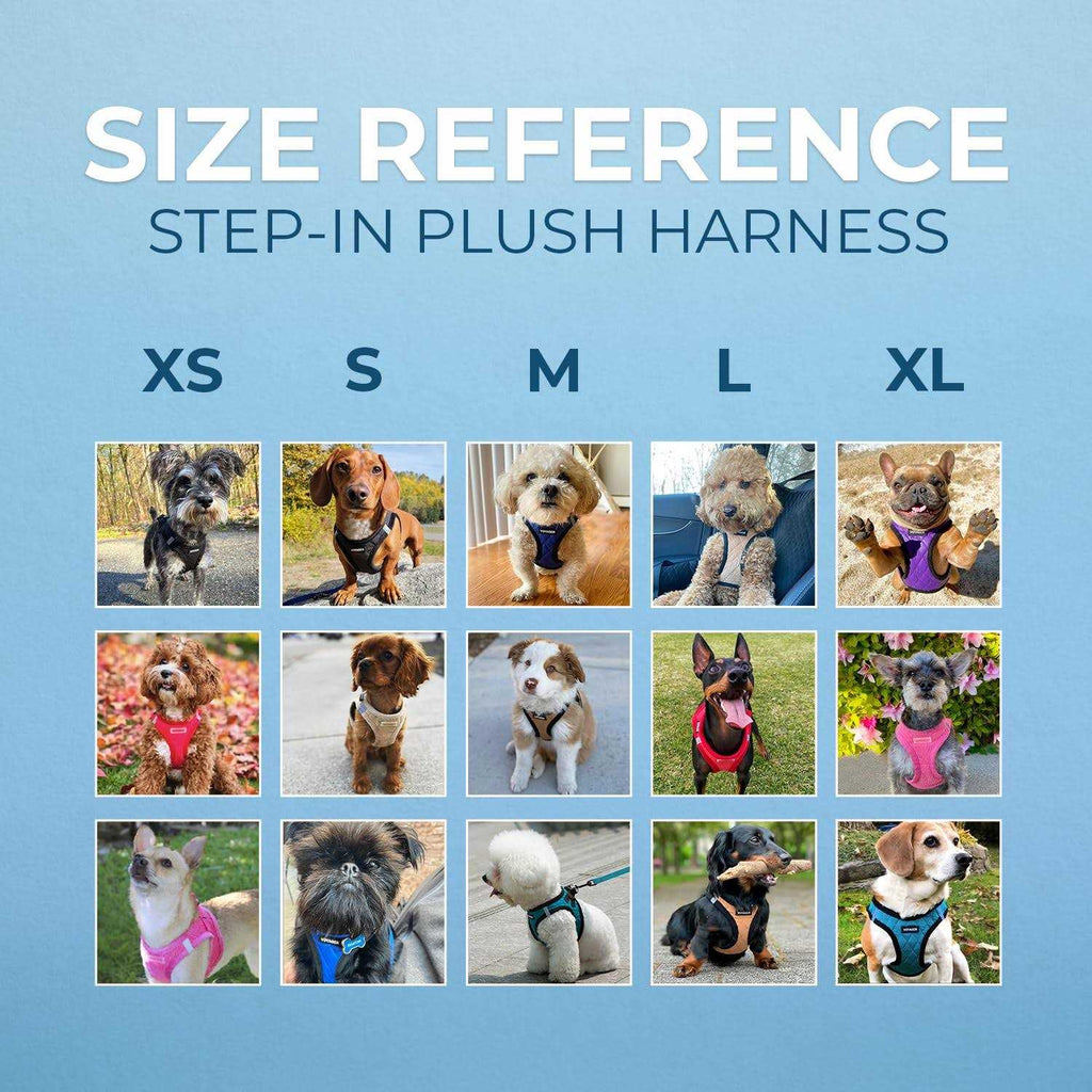 Step-In Plush Dog Harness V726