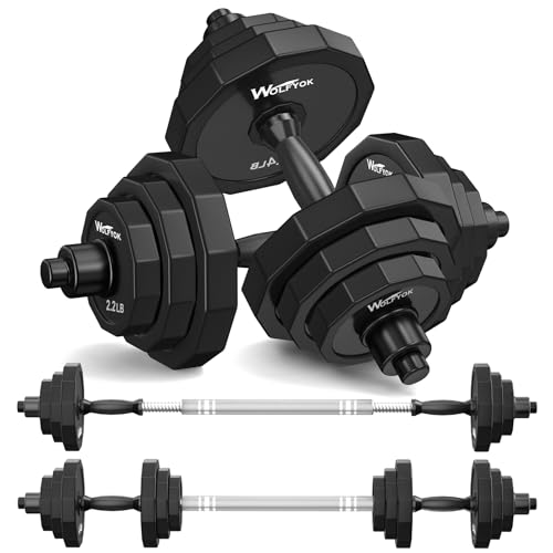 Adjustable Dumbbell Set with Solid Steel and Connector Q72949