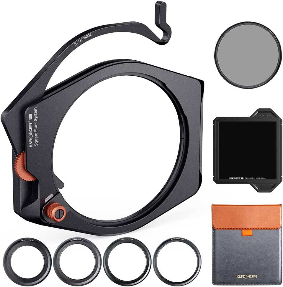Camera Lens Square Filter Holder System Kit Q1518