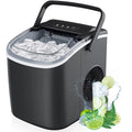 Black Countertop Ice Maker with Handle Y65659