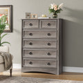 6 Drawer Wood Dresser Y101
