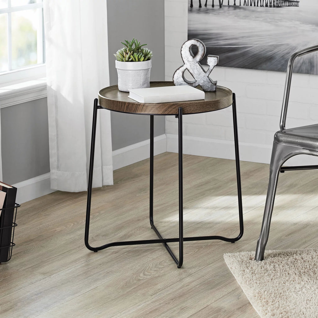 Foldable Round Side Table E4210
