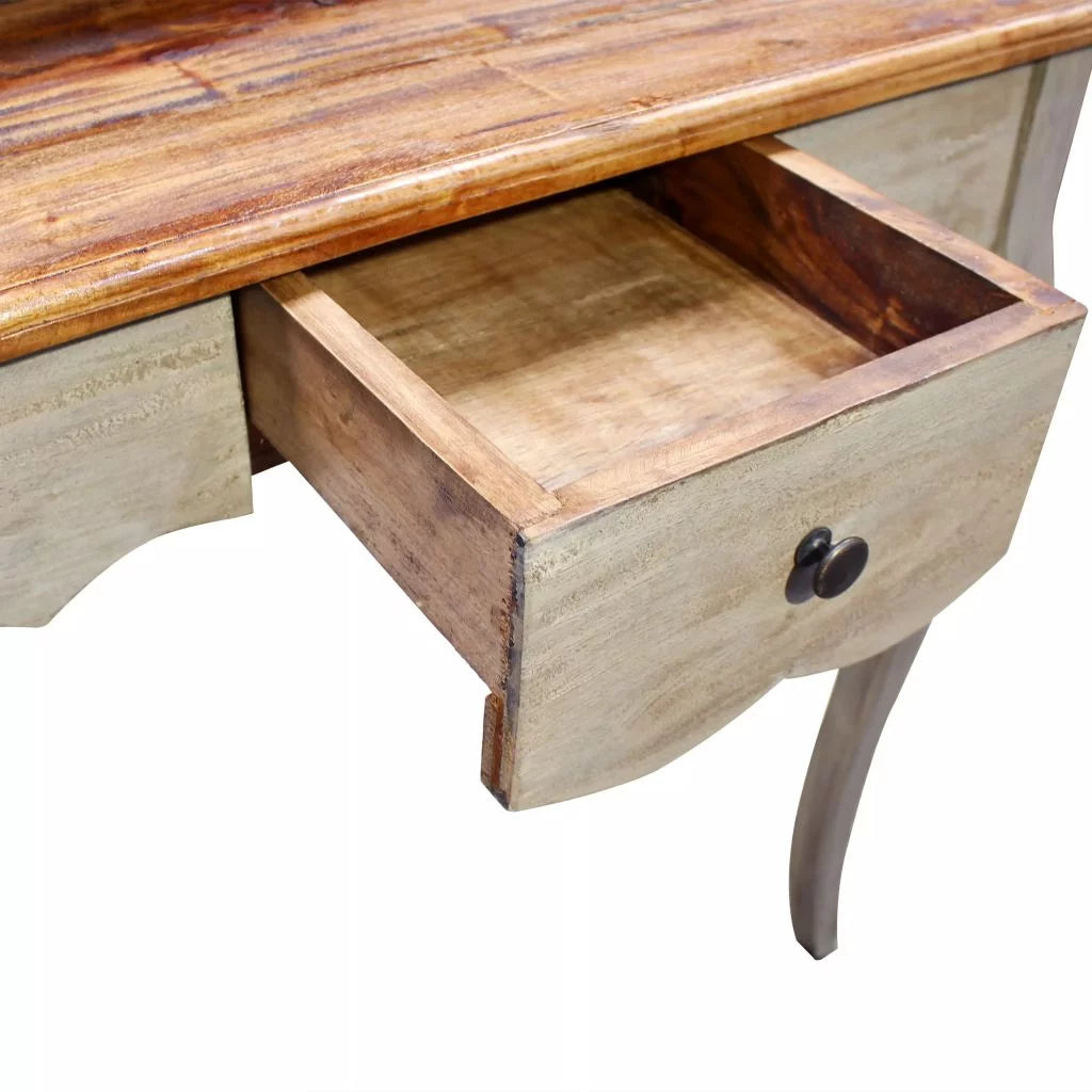 Solid Reclaimed Wood Writing Desk X63563