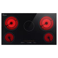36 Electric Smooth Surface Radiant Cooktop with 5 Elements D83859