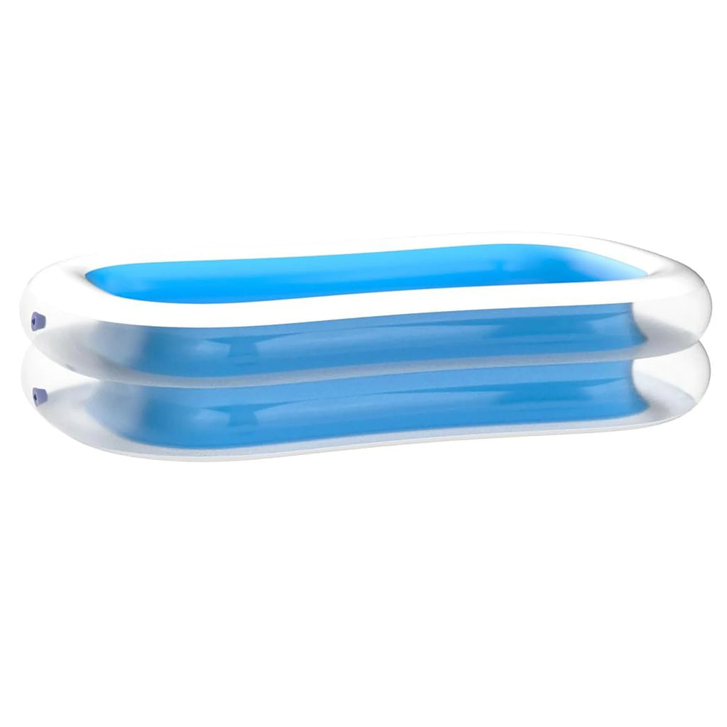 Inflatable Family Pool Blue & White A4067