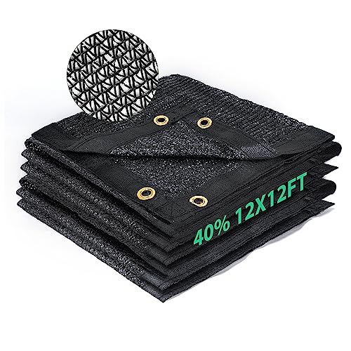 40% Shade Cloth 6.5x10FT Mesh Tarp with HDPE Material and Reinforced Grommets B897