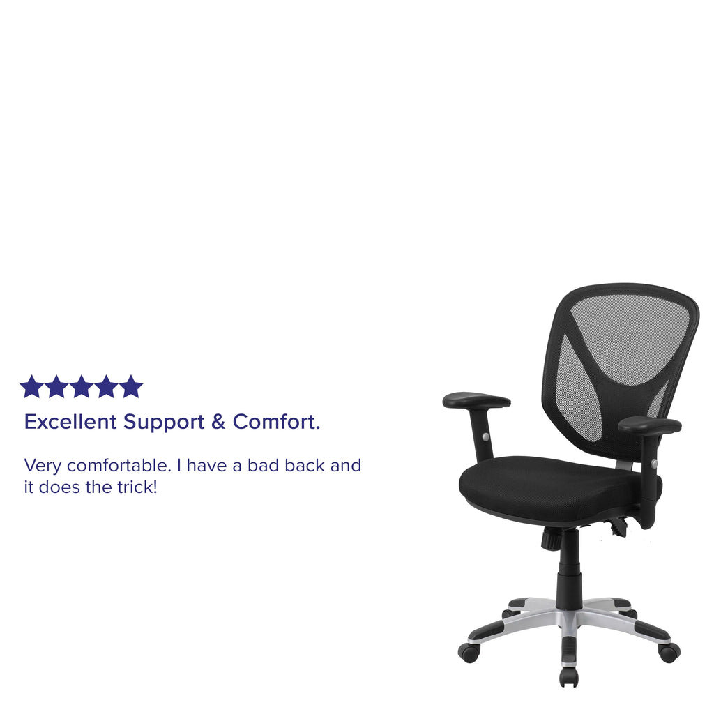 Black Mesh Ergonomic Task Office Chair X449997