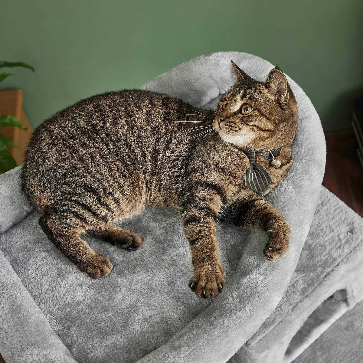 46.5 inches Multi-Level Cat Tree with Scratching Posts R137