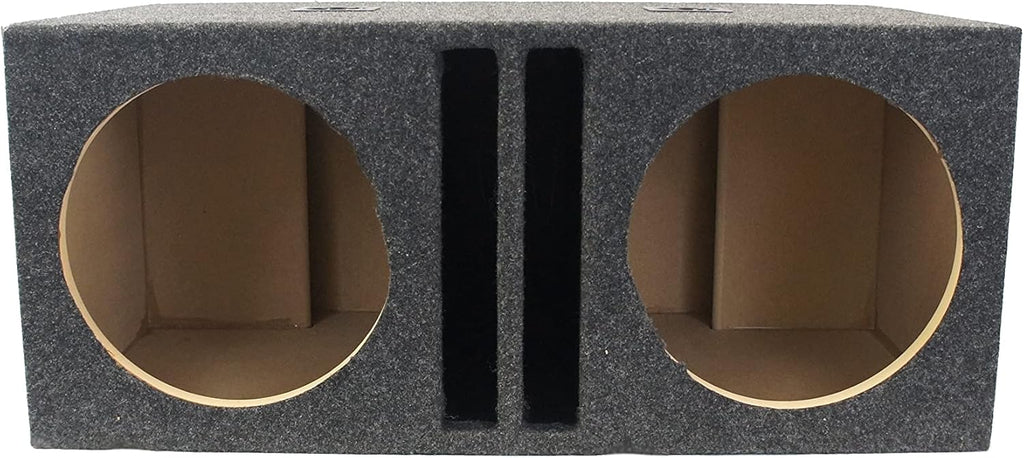 Dual 12" SPL Bass Subwoofer Sub Box Stereo Enclosure S5047