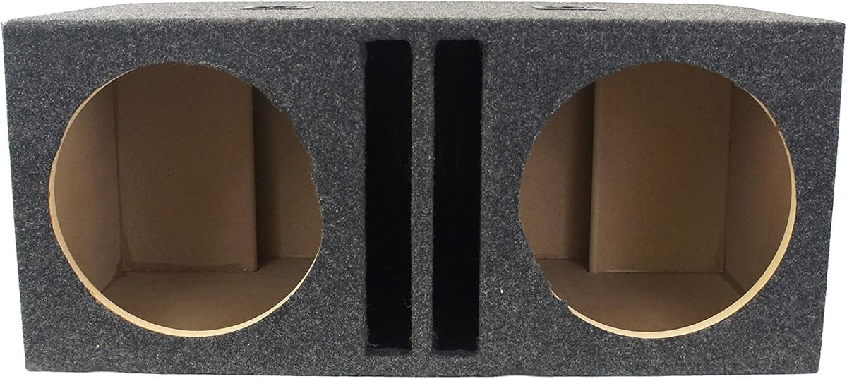 Dual 12" SPL Bass Subwoofer Sub Box Stereo Enclosure S5047