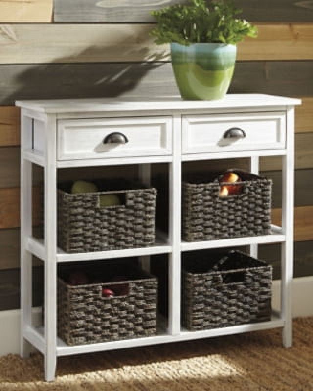 White Sofa/Console Table Q6846
