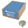 Satin Nickel Round Cabinet Knob 12-Pack Z50459