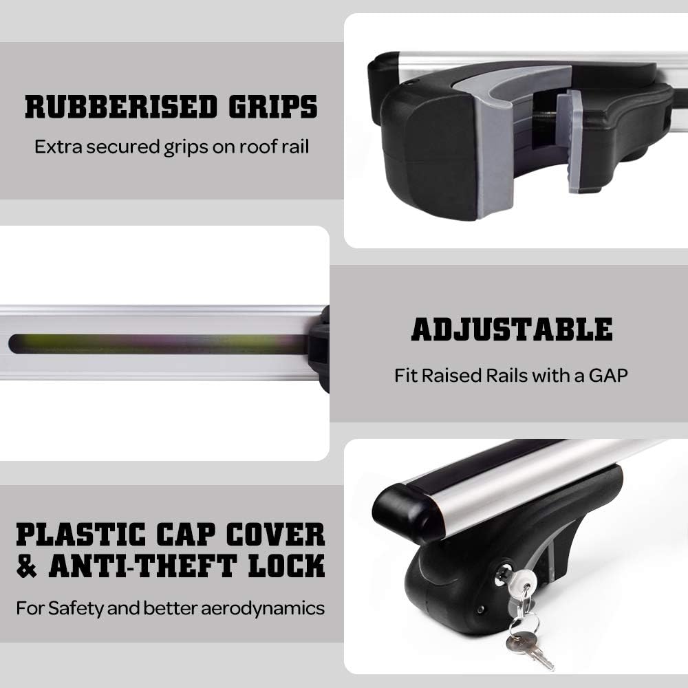 56'' Aluminum Roof Rack Cross Bars Y317