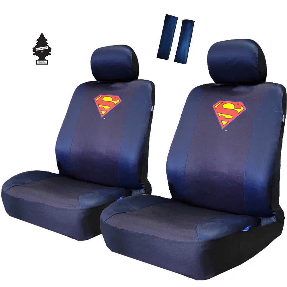 Car Seat Covers Shoulder Pads Set with Air Freshener Q287