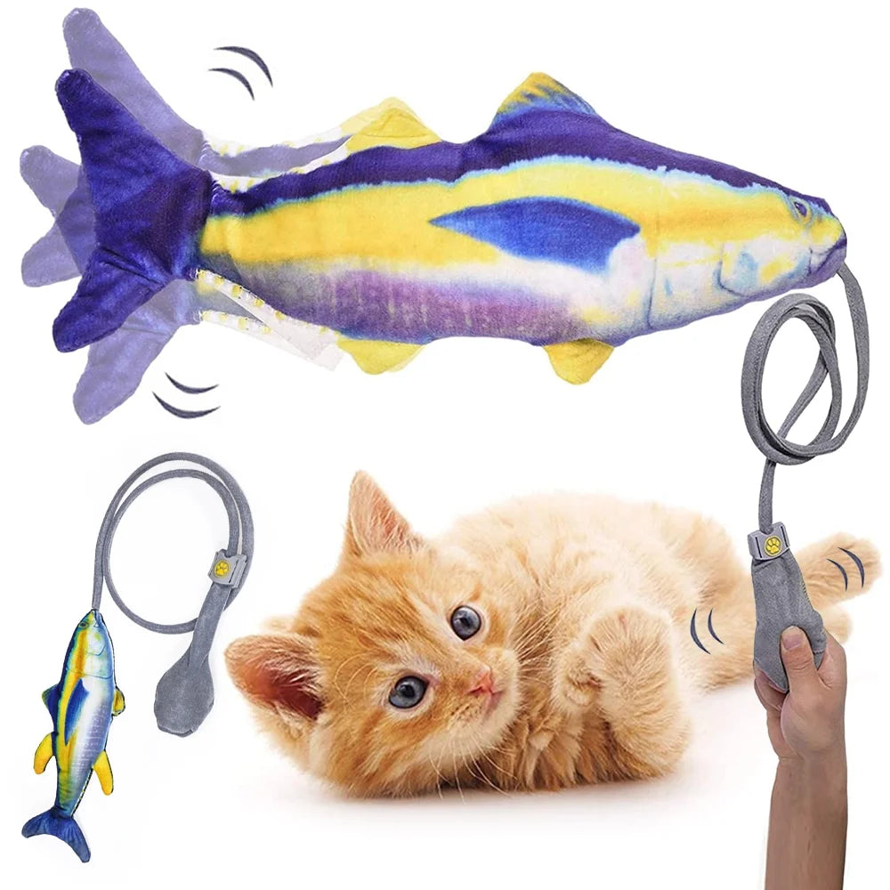 Wiggle Fish Catnip Plush Cat Toy T93025