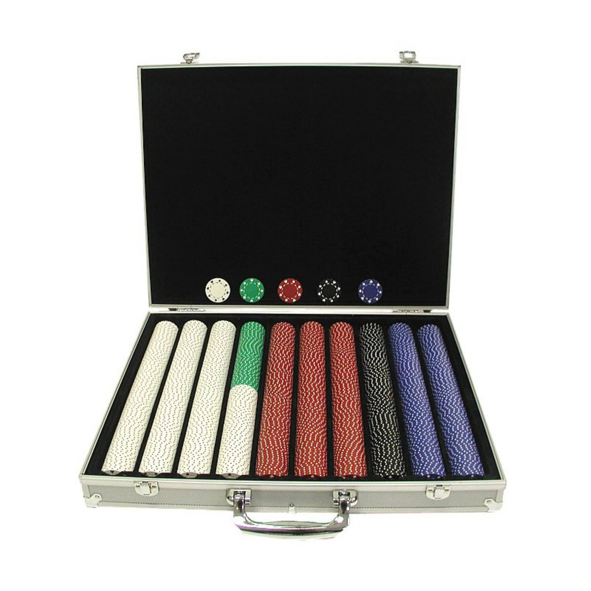 1000 11.5 Gram Suited Chips in Aluminum Case O9815