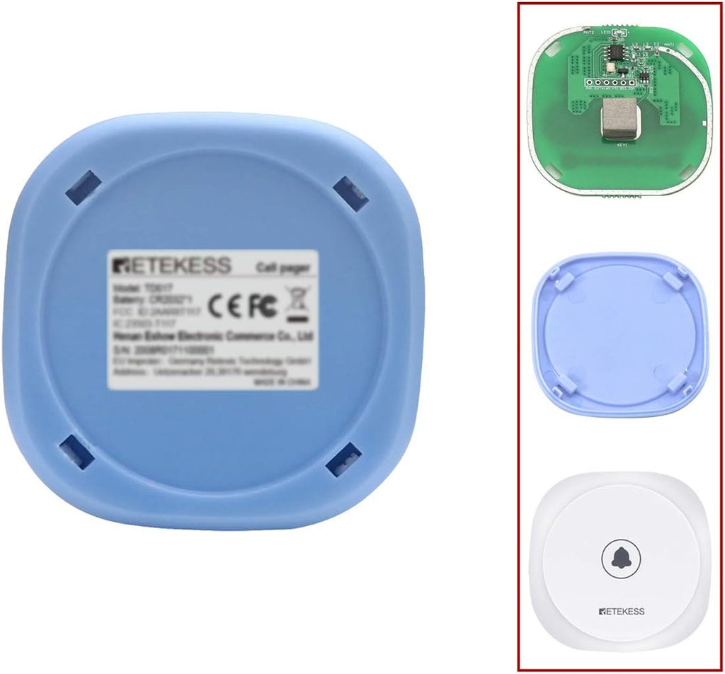 Wireless Caregiver Pager with 10 Call Button S777139