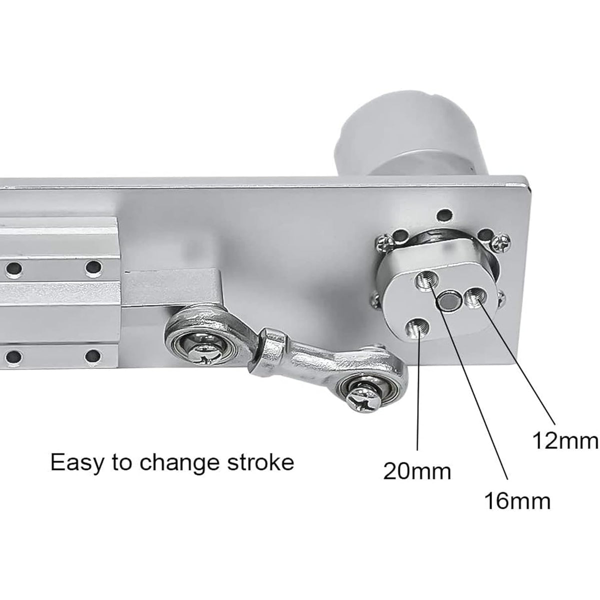 60RPM Adjustable Stroke 12/16/20mm DC Electric Motor T7757