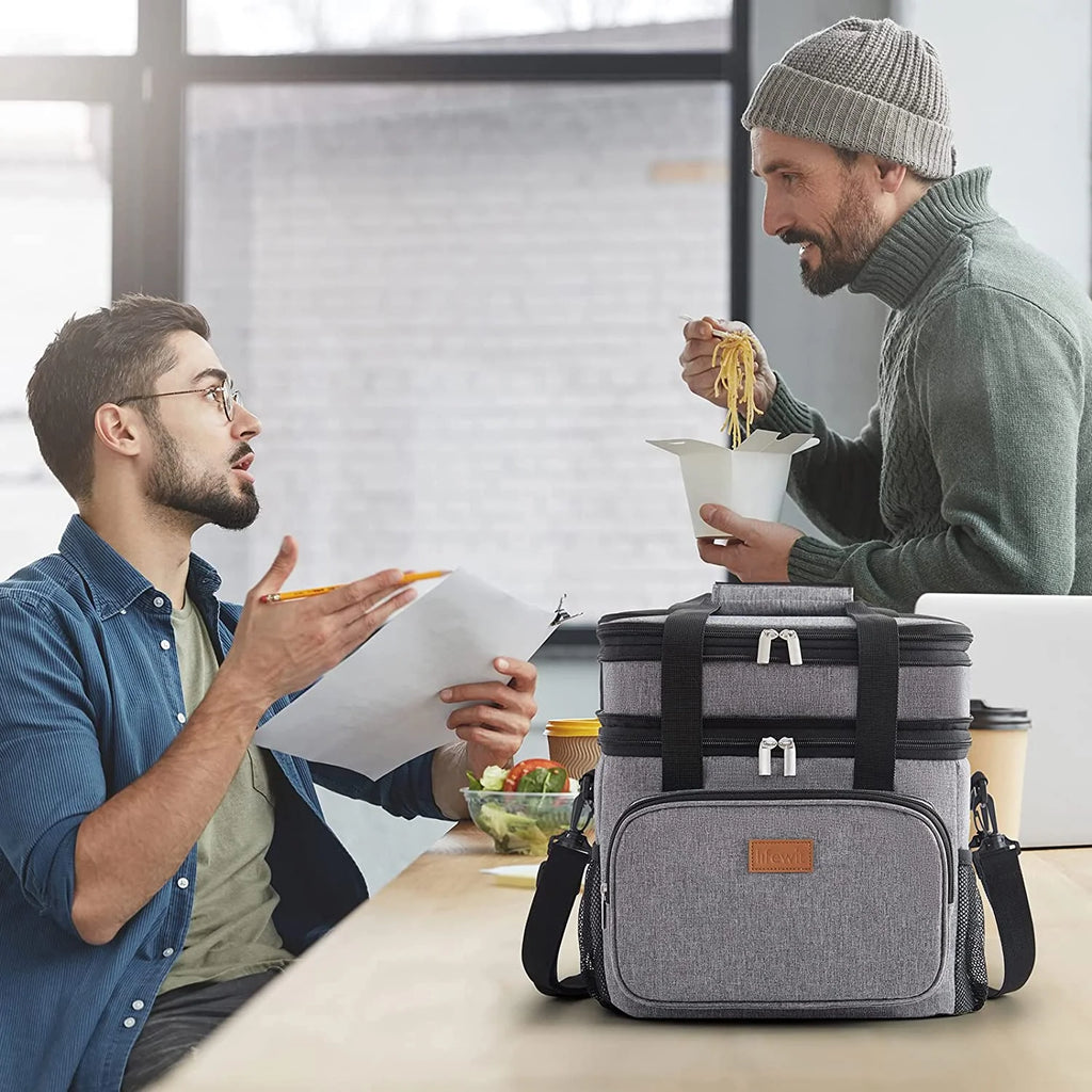 Grey Insulated Lunch Bag 21L X61304