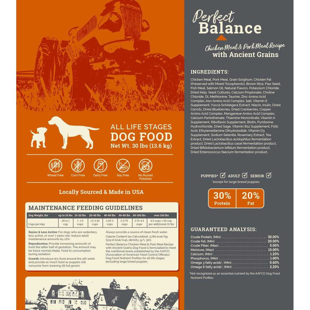 Chicken Meal & Pork Meal Recipe with Ancient Grains Dog Food J968972
