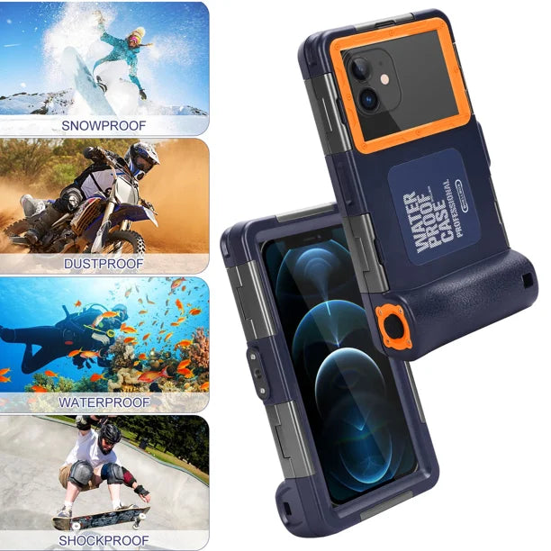 Waterproof Protective Case for Sony Xperia XZ3 and Phones Up to 6.9 Inch with Lanyard E745991