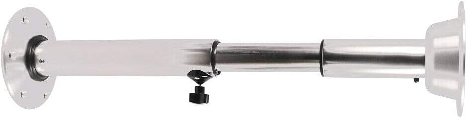 Aluminum Table Pedestal Stand Base 22-28Inch Adjustable Heights I827