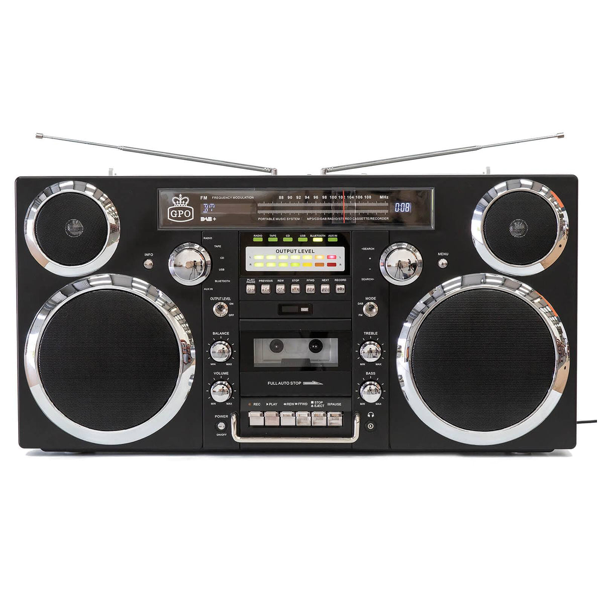 Black Bluetooth Boombox Z169234