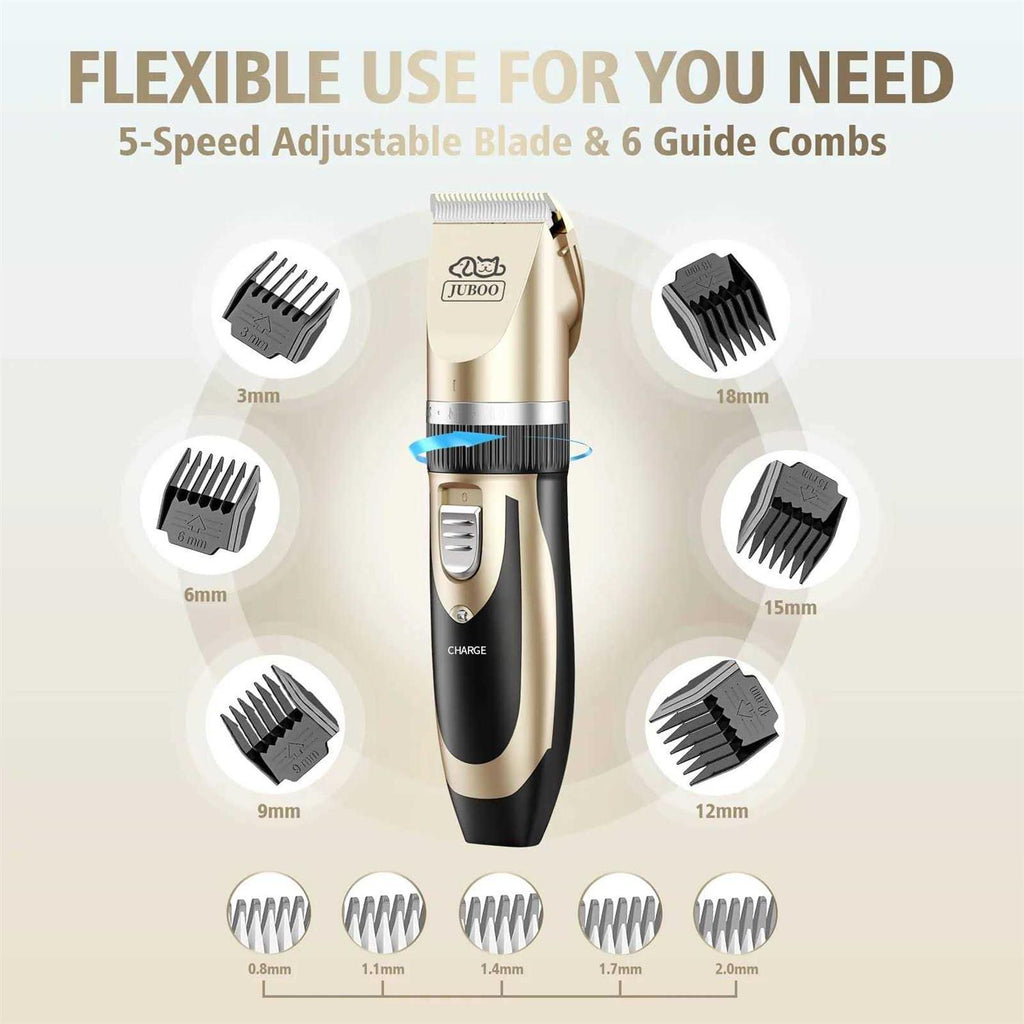 Dog Clippers Low Noise Rechargeable Cordless Grooming Kit M720