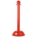 Red Heavy Duty Stanchion, 41 In. H, PK4 M422282