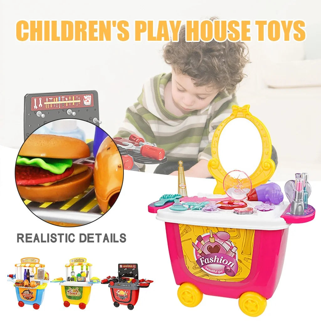 Supermarket Playset with Shopping Cart R7886
