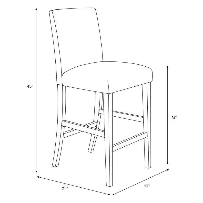 Linen Bar Stool L435366