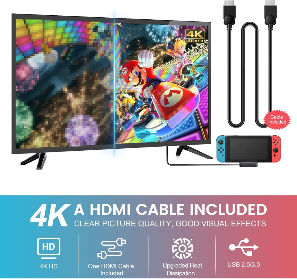4K HDMI Portable Docking Station with Cooling Fan and USB 3.0 Port B339